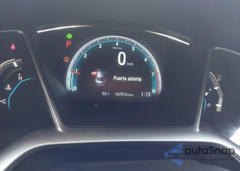 2018 Honda Civic Ex z USA, uszkodzony, nr VIN 19XFC2F77JE026895